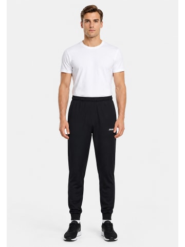 Jako Einfarbige Jogginghose Elastischer Bund Sport in Schwarz