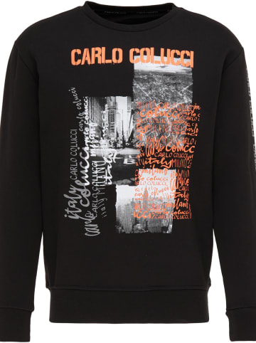 Carlo Colucci Sweater Ciprani in Schwarz