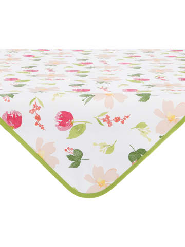 Erwin Müller Baumwollmischung Mitteldecke in rosa-grün