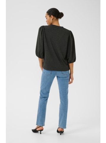 Kaffe Langarm-Shirt KAjanna Regular fit in Black Oyster
