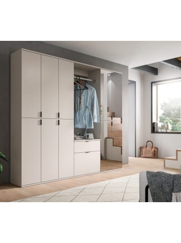 Inn.Furn Garderobe Set in kaschmir 213 cm, Garderobenschränke mit Spiegel