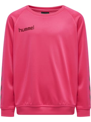 Hummel Poly Sweatshirt Hmlpromo Kids Poly Sweatshirt in RASPBERRY SORBET