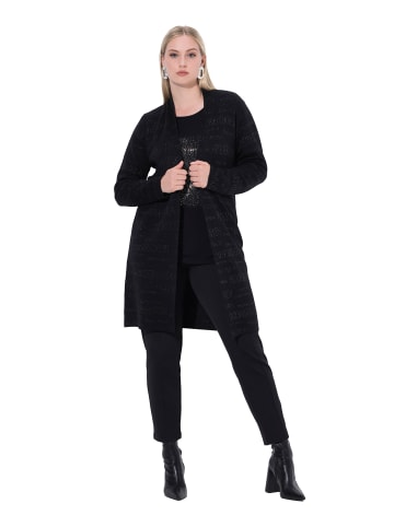 Ulla Popken Strickjacke in schwarz