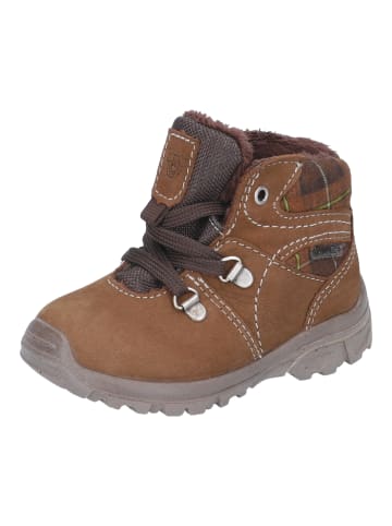 PEPINO Lauflern Schnürstiefel Warmfutter in braun