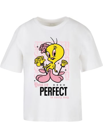 Merchcode T-Shirt in Weiß