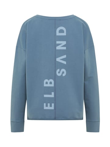 ELBSAND Sweatshirt Riane in Coast Blue