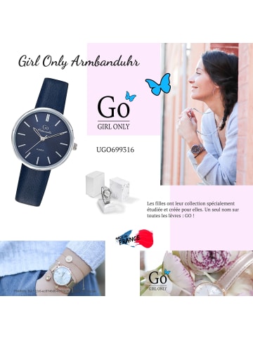 Girl Only Armbanduhr-Analog dunkelblau mittel (ca. 34mm) Girl Only Mademoiselle
