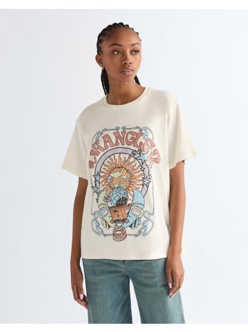 Wrangler T-Shirt Girlfriend in Worn White