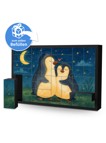 Mr. & Mrs. Panda Befüllbarer Adventskalender Pinguine Einschlafe... in Weiß