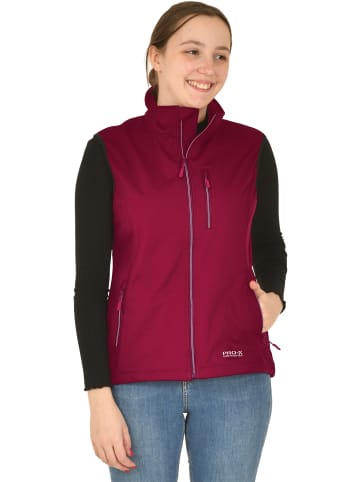 PRO-X elements Sofshellweste "SINA" in Berry