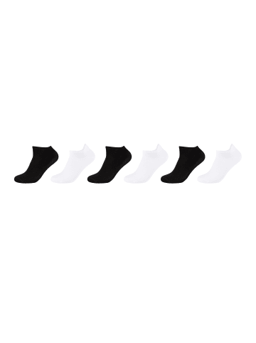 camano Sneakersocken 6er Pack ca-soft in Schwarz