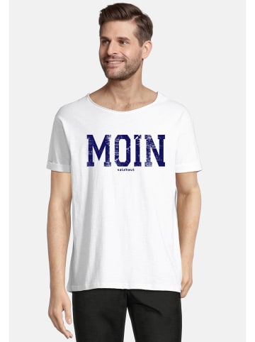 Salzhaut Shirt KIMM - MOIN in White-Navy