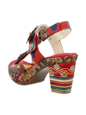 LAURA VITA Plateau Sandaletten in Rot