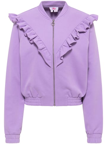 myMo Sweatjacke in Helllila