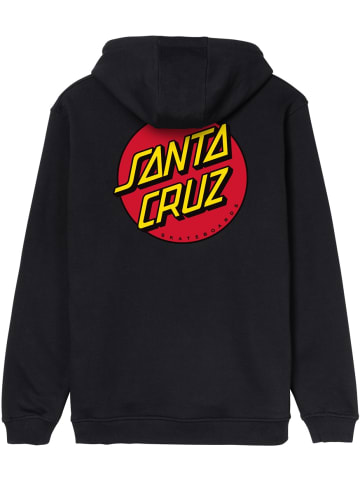 Santa Cruz Hoodie "Classic Dot Chest Hood" in Schwarz