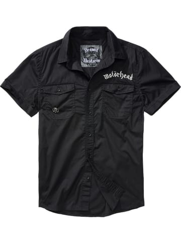 Brandit Hemd "Motörhead Shirt Short Sleeve" in Schwarz