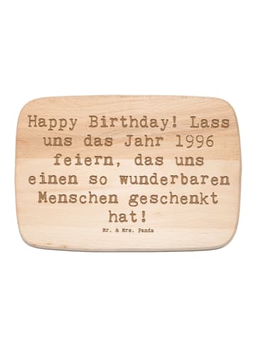 Mr. & Mrs. Panda Schneidebrett Holz Spruch 1996 Geburtstag mit S... in Transparent