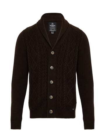 Threadbare Cardigan Shaw in Chocolate