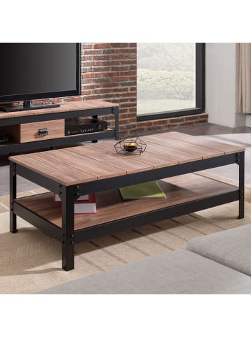 CALICOSY Couchtisch 11864133 in Schwarz - (W) 117.3  x (H) 40  x (L) 60  cm