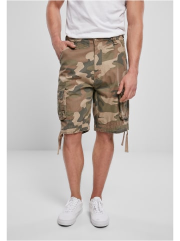 Brandit Cargo Shorts in beige Flecktarn