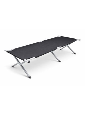 VCM  Alu Campingbett Feldbett 190cm Tosali M in Schwarz