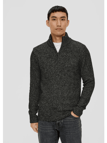 s.Oliver Strickpullover langarm in Schwarz