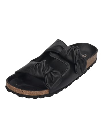 Verbenas Pantoletten RAIN ECOBRUSH in schwarz