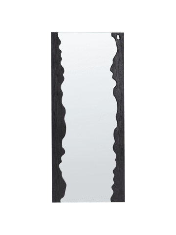 Beliani Wandspiegel SAULLCET in Schwarz - (W) 75 x (H) 175 x (L) 4 cm