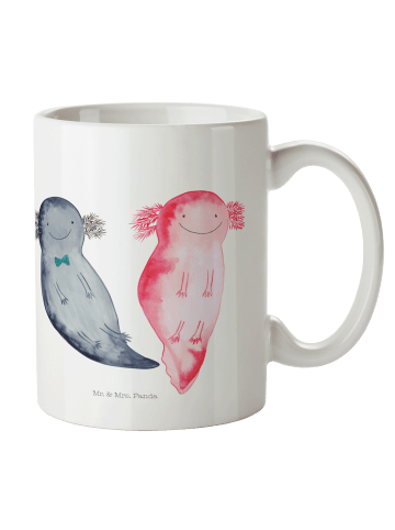 Mr. & Mrs. Panda Tasse Axolotl Freundin ohne Spruch in Weiß