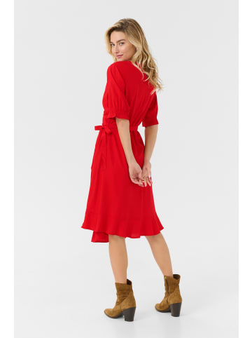 Cream Kleid CRTiah Feminine in High Risk Red