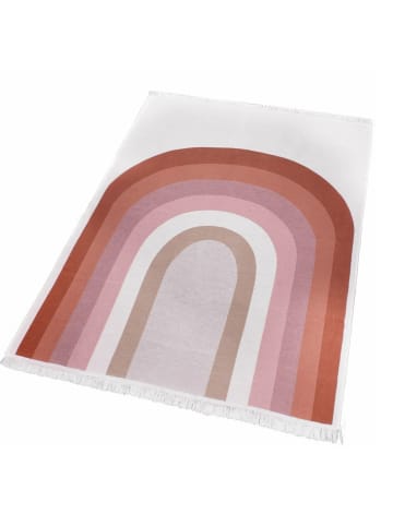 Räuberella Kinderzimmer Teppich zum Wenden geliebter Regenbogen in Bunt - 170 x 120 cm