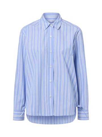 SAMSOE & SAMSOE Bluse Sacatan in hellblau weiß