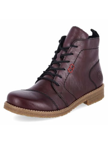 rieker Schnürstiefel in red