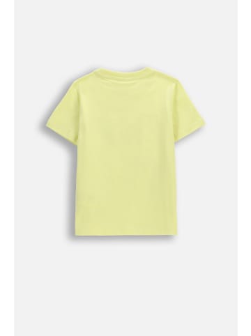 Coccodrillo Baumwoll-T-Shirt mit kurzen Ärmeln in gelb