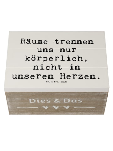 Mr. & Mrs. Panda Schatulle Spruch Trennung von den Eltern mit Sp... in Weiß
