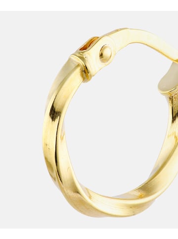 Vanlere Creolen aus 375 Gelbgold gedreht