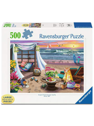 Ravensburger Ravensburger Puzzle 500 Teile Die Oase am Strand in bunt