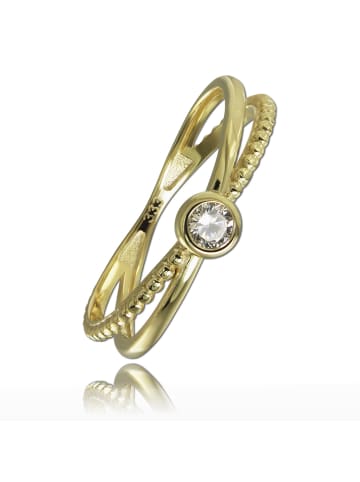 BALIA 333 Gelbgold - 8 Karat Damen Ringe Crossed Fingerring 56 (17,8)