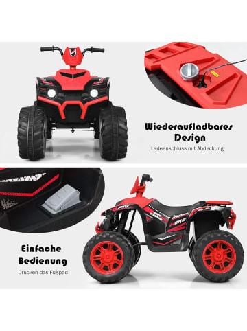 COSTWAY 12V Elektro Quad ab 3 Jahren in Rot