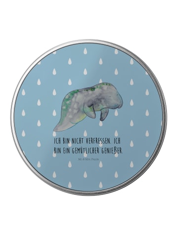 Mr. & Mrs. Panda Dose Seekuh Chillen mit Spruch in Blau Pastell