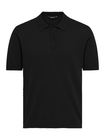 ONLY & SONS Poloshirt Wyler in Schwarz