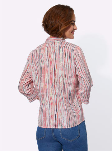 WITT WEIDEN Bluse in flamingo-ecru-bedruckt