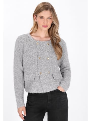 DreiMaster Women Cardigan in grey melange