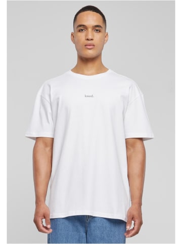 Merchcode T-Shirt "Love Heavy Oversized Tee" in Weiß