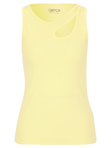 CARTOON Basic-Top mit Rundhalsausschnitt in Gelb