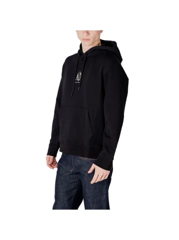 Armani Exchange Schwarz Baumwolle Hoodie