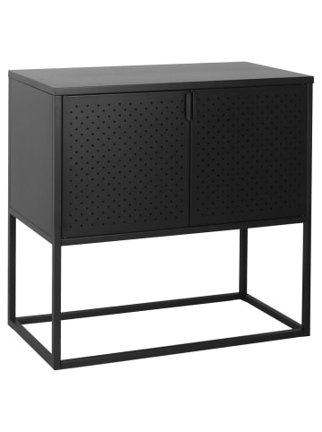 ebuy24 Sideboard News Schwarz 82 x 40 cm