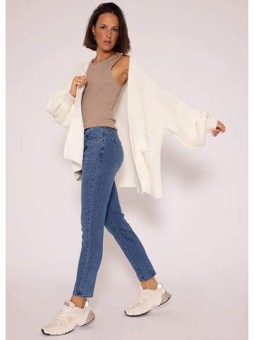 SASSYCLASSY Oversize Strick-Cardigan in Offwhite