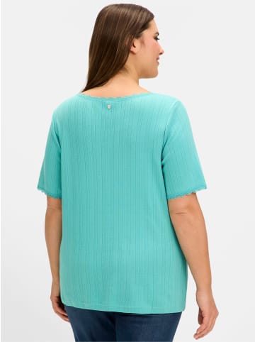 sheego Rippshirt in ozean