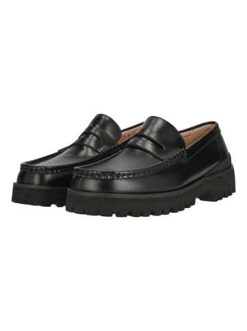 Clarks Slipper Yukoner Penny in 1216 Black Leather